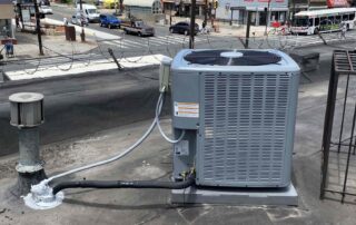 air condenser on Philadelphia rooftop
